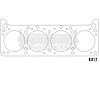 FOG-901244200 RCC Copper Cylinder Head Gaskets, 4.200 in. Bore, 0.040 in. Thickness, Rubber Coated Copper, Pontiac, V8 - image 1