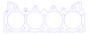 FOG-902354480, RCC Copper Head Gaskets Chrysler Nre X1 Outlaw Billett 426CI HEMI, Bore: 4.480 in., Thickness: .050 in. - image 1