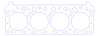 FOG-908044280 RCC Head Gaskets, 4.280 in. Bore, 0.040 in. Thickness, Rubber Coated Copper, Mopar Gen II Hemi, Pair - image 1