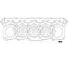 FOG-908263670 RCC Head Gaskets, 4.030 in. Bore, 0.060 in. Thickness, Rubber Coated Copper, Mopar, V10, Pair - image 1
