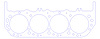 FOG-908654650 RCC Head Gaskets, 3.305 in. Bore, 0.050 in. Thick, BBC, GM DRCE-2 Pro Stock/Pro Mod w/4.9 in. Bore - image 1