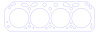 FOG-923944100, RCC Copper Head Gasket 1979-1992 Chevy OHV Crossflow R 2.5L I-4, Bore: 4.100 in., Thickness: .040 in. - image 1