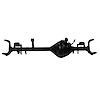 D44 FRONT AXLE ASSY 09-'1 - image 1