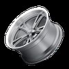 606-2165G 606-Series Wheel [Size: 20" x 10"] Gloss Grey Machined Finish - image 3