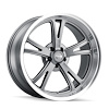 606-8861G 606-Series Wheel [Size: 18" x 8"] Gloss Grey Machined Finish - image 1
