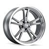 606-8873G 606-Series Wheel [Size: 18" x 8"] Gloss Grey Machined Finish - image 1