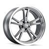 606-8965G 606-Series Wheel [Size: 18" x 9.50"] Gloss Grey Machined Finish - image 1