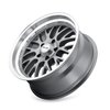 607-2865G 607-Series Wheel [Size: 20" x 8.50"] Gloss Grey Machined Finish - image 3
