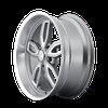 608-2161G 608-Series Wheel [Size: 20" x 10"] Gloss Grey Milled Finish - image 2