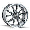 650-2112G38 650-Series Wheel [Size: 20" x 10"] Gloss Grey Polished Finish - image 1