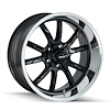 650-5761MB 650-Series Wheel [Size: 15" x 7"] Matte Black Polished Finish - image 1