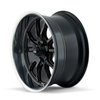 650-5773MB 650-Series Wheel [Size: 15" x 7"] Matte Black Polished Finish - image 2