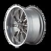 650-8961G 650-Series Wheel [Size: 18" x 9.5"] Gloss Grey Polished Finish - image 2