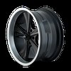 651-2161MB 651-Series Wheel [Size: 20" x 10"] Matte Black Machined Finish - image 2