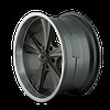 651-2173G 651-Series Wheel [Size: 20" x 10"] Gloss Grey Machined Finish - image 2