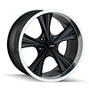 651-2865MB 651-Series Wheel [Size: 20" x 8.50"] Matte Black Machined Finish - image 1