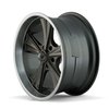 651-8873G 651-Series Wheel [Size: 18" x 8"] Gloss Grey Machined Finish - image 2