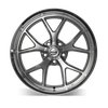 661-Series Wheel 20" x 8.5", 5x127mm Bolt [Gloss Grey with Diamond Cut Face and Lip]