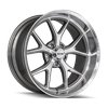 661-Series Wheel 20" x 8.5", 5x127mm Bolt [Gloss Grey with Diamond Cut Face and Lip] - image 2