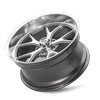 661-Series Wheel 20" x 8.5", 5x127mm Bolt [Gloss Grey with Diamond Cut Face and Lip] - image 3