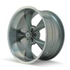 695-7861G 695-Series Wheel [Size: 17" x 8"] Gloss Grey Machined Finish - image 2