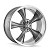 695-7873G 695-Series Wheel [Size: 17" x 8"] Gloss Grey Machined Finish