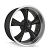 695-8973MB 695-Series Wheel [Size: 18" x 9.5"] Matte Black Machined Finish - image 1