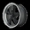 695-8973MB 695-Series Wheel [Size: 18" x 9.5"] Matte Black Machined Finish - image 2
