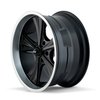 651-22964MB18 651-Series Wheel [Size: 22" x 9.50"] Matte Black Machined Finish - image 2