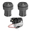 2-15-525200-C Rear Suspension Air Spring Set with Air Suspension Compressor Fits Select BMW X5, BMW X6 [Rear] - image 1