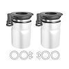 2-15-561000-HD Rear Suspension Air Spring Set, Heavy-Duty Fits Select Ford Expedition, Lincoln Navigator [Rear] - image 1