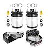 2-15-573000-H Suspension Air Spring Set with Air Suspension Compressor Fits Select Land Rover [Rear] - image 1