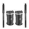 2-15-599000-2 Rear Suspension Air Spring Shock Set Fits Select Hummer H2 [Rear] - image 1