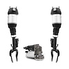 2-28-117001-C Front Electronic Suspension Air Strut Assembly Set w/ Air Suspension Compressor Fits Select Mercedes-Benz [Front] - image 1