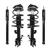 4-11043-255180-001 Front & Rear Suspension Strut & Coil Spring Assembly Fits Select Nissan Juke [Front & Rear] - image 1