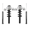 992-411098257050 Suspension Strut and Coil Spring Assembly Shock Absorber Kit Fits Select Audi A4, Audi A4 Quattro [Front/Rear] - image 1
