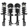 4-11151-15051-001 Front & Rear Suspension Strut & Coil Spring Assembly Kit Fits Select Chevy Prizm, Toyota Corolla [Front & Rear - image 1