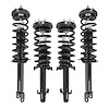 4-11235-15180-001 Front & Rear Suspension Strut & Coil Spring Assembly Kit Fits Select Honda Accord [Front & Rear] - image 1