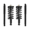 4-11302-255500-001 Front & Rear Suspension Strut & Coil Spring Assembly Fits Select Nissan TITAN [Front & Rear] - image 1