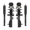 4-11323-253080-001 Front & Rear Complete Strut Assembly Shock Absorber Kit Fits Select Honda Civic [Front & Rear] - image 1