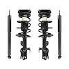4-11421-259360-001 Front & Rear Suspension Strut & Coil Spring Assembly Fits Select Scion xB [Front & Rear] - image 1