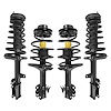4-11551-15321-001 Front & Rear Suspension Strut & Coil Spring Assembly Kit Fits Select Toyota Camry [Front & Rear] - image 1