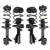4-11685-15171-001 Front & Rear Suspension Strut & Coil Spring Assembly Kit Fits Select Mazda Protege, Mazda Protege5 [Front & Re - image 1
