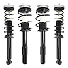 4-11960-15551-001 Front & Rear Suspension Strut & Coil Spring Assembly Kit Fits Select BMW 525i, BMW 528i, BMW 530i, BMW 535i [F - image 1