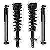 4-11980-252080-001 Front & Rear Suspension Strut & Coil Spring Assembly Fits Select Ford Fusion, Mercury Milan [Front & Rear] - image 1