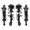 4-13041-16020-001 Front & Rear Suspension Strut & Coil Spring Assembly Kit Fits Select Mitsubishi Lancer [Front & Rear] - image 1