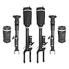4-28-112900-4 Front & Rear Electronic Suspension Air Strut Assembly Air Spring Shock Kit Fits Select Mercedes-Benz [Front & Rear - image 1