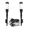 2C-28-513400-20-013404 Rear Electronic Suspension Air Strut Set, Includes Air Suspension Compressor Fits Select Mercedes-Benz [R