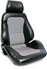 80-1000-41L-XL Rally XL Recliner Seat, Left/Driver Side, Houndstooth [Extra Wide]
