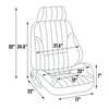 80-1000-41L-XL Rally XL Recliner Seat, Left/Driver Side, Houndstooth [Extra Wide] - image 2